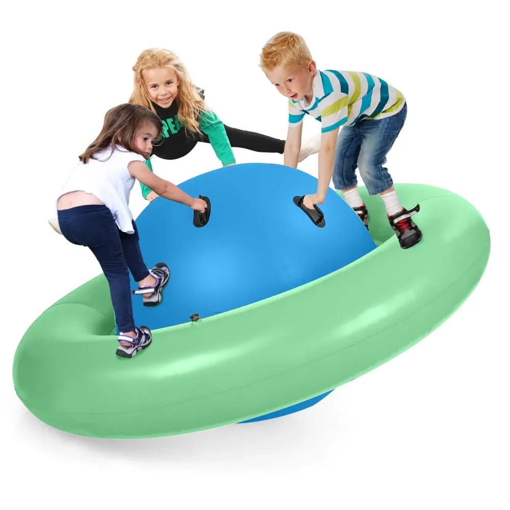 Backyard Play 7.5 ft green blue