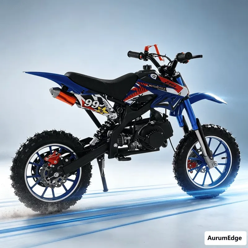 Dirt Bike 330lbs red blue