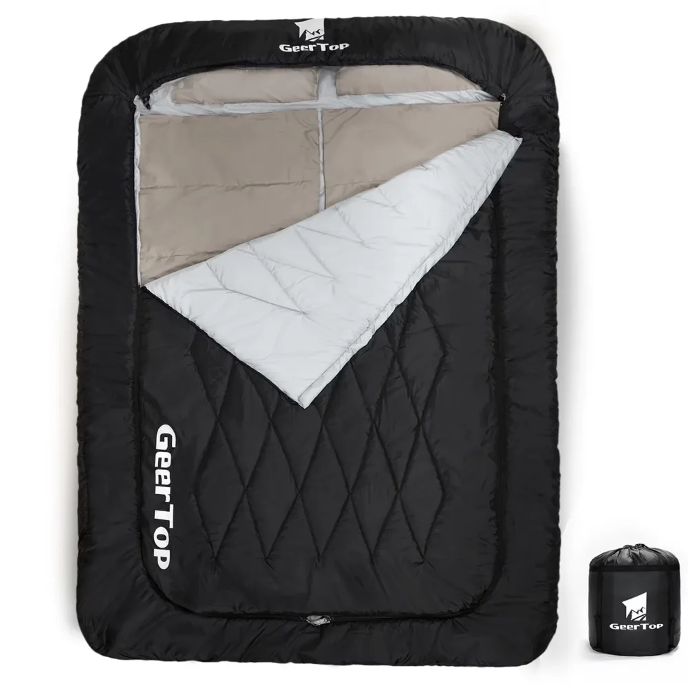 Sleeping Bag 2 person adjustable foldable
