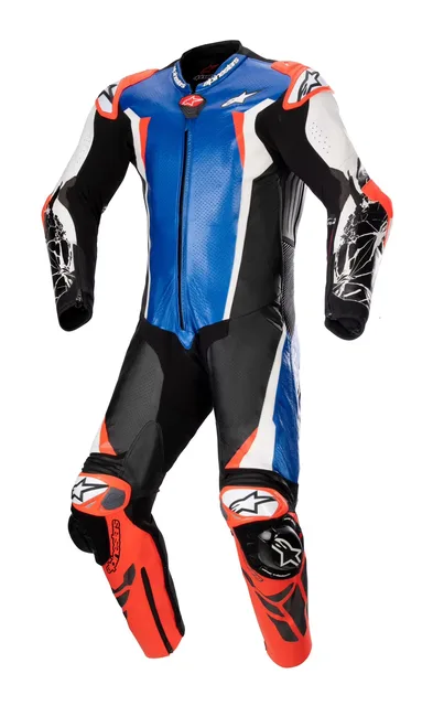 Leather Motorcycle black blue 4 lb