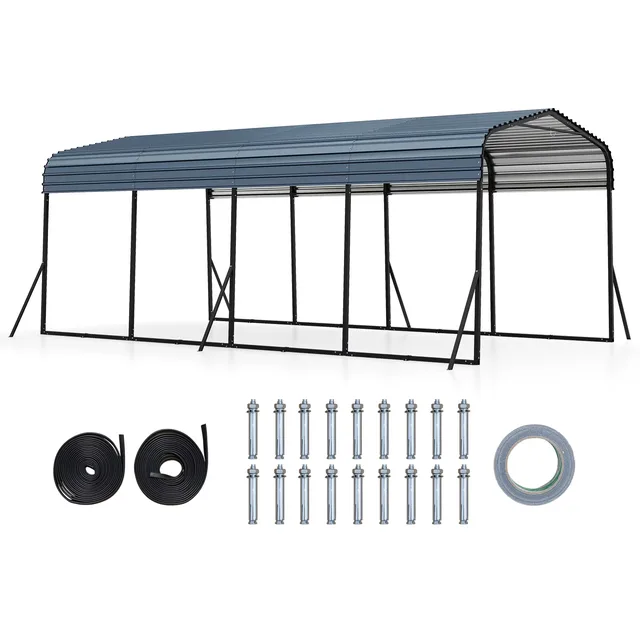 Carport 20 ft 154 lbs 70 kg