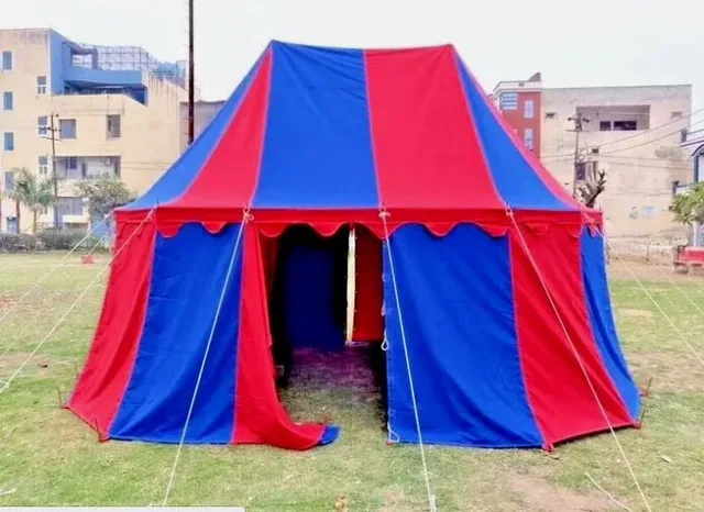 Camping Tent waterproof red blue