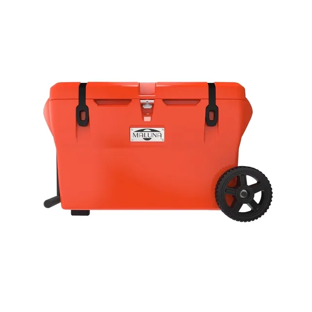 Wheeled Cooler 70 quarts orange 70 quart