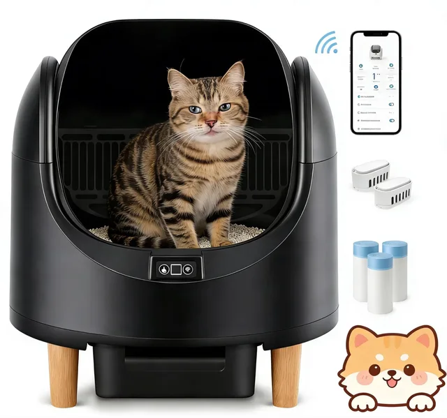 Cat Litter white black 16.33"