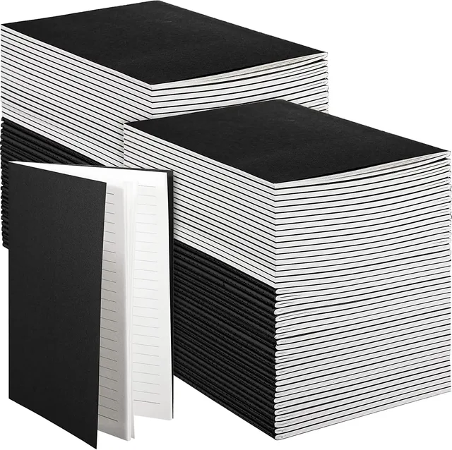 Notebooks 100 pack 5 inch black