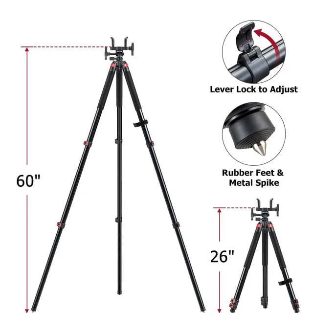 Tripod 1.3" 2.4" 8 pounds