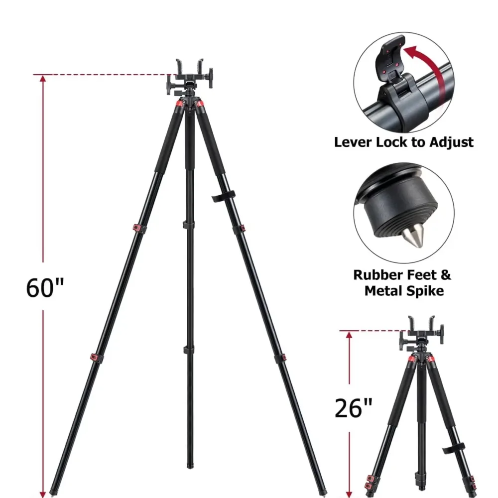 Tripod 1.3" 2.4" 8 pounds