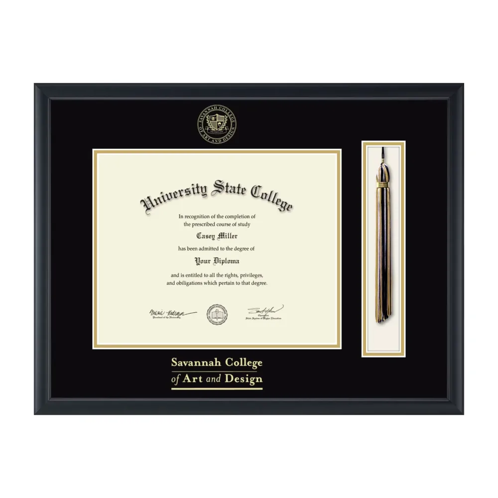 Diploma Frame black 12.5w 21.75w