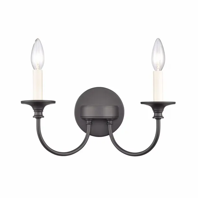 Vanity Light black 14" 7.75"