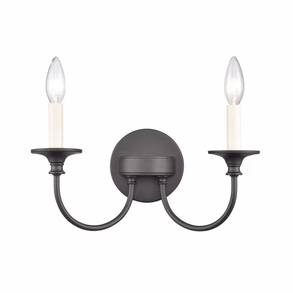 Vanity Light black 14" 7.75"