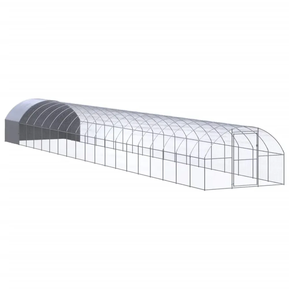 Chicken Coop 9.8' 6' silver