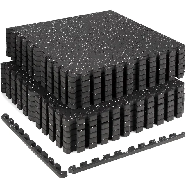 Exercise Mats 0.79" black white