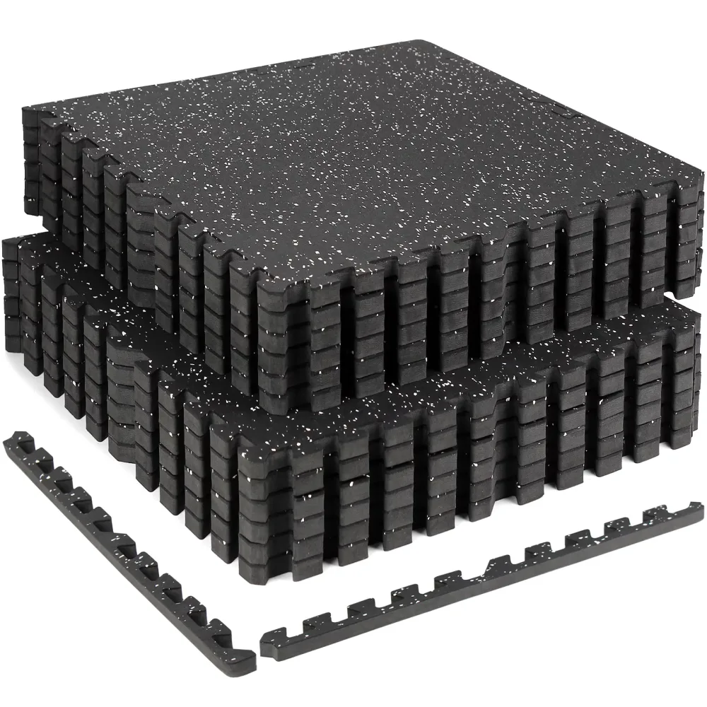 Exercise Mats 0.79" black white