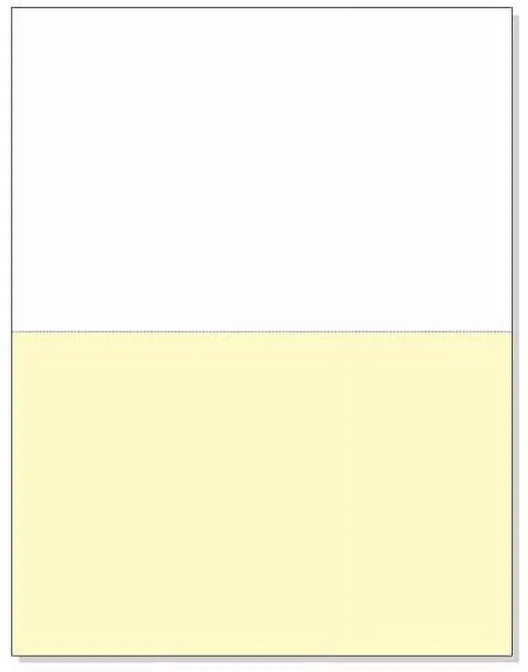 Paper 11" white yellow