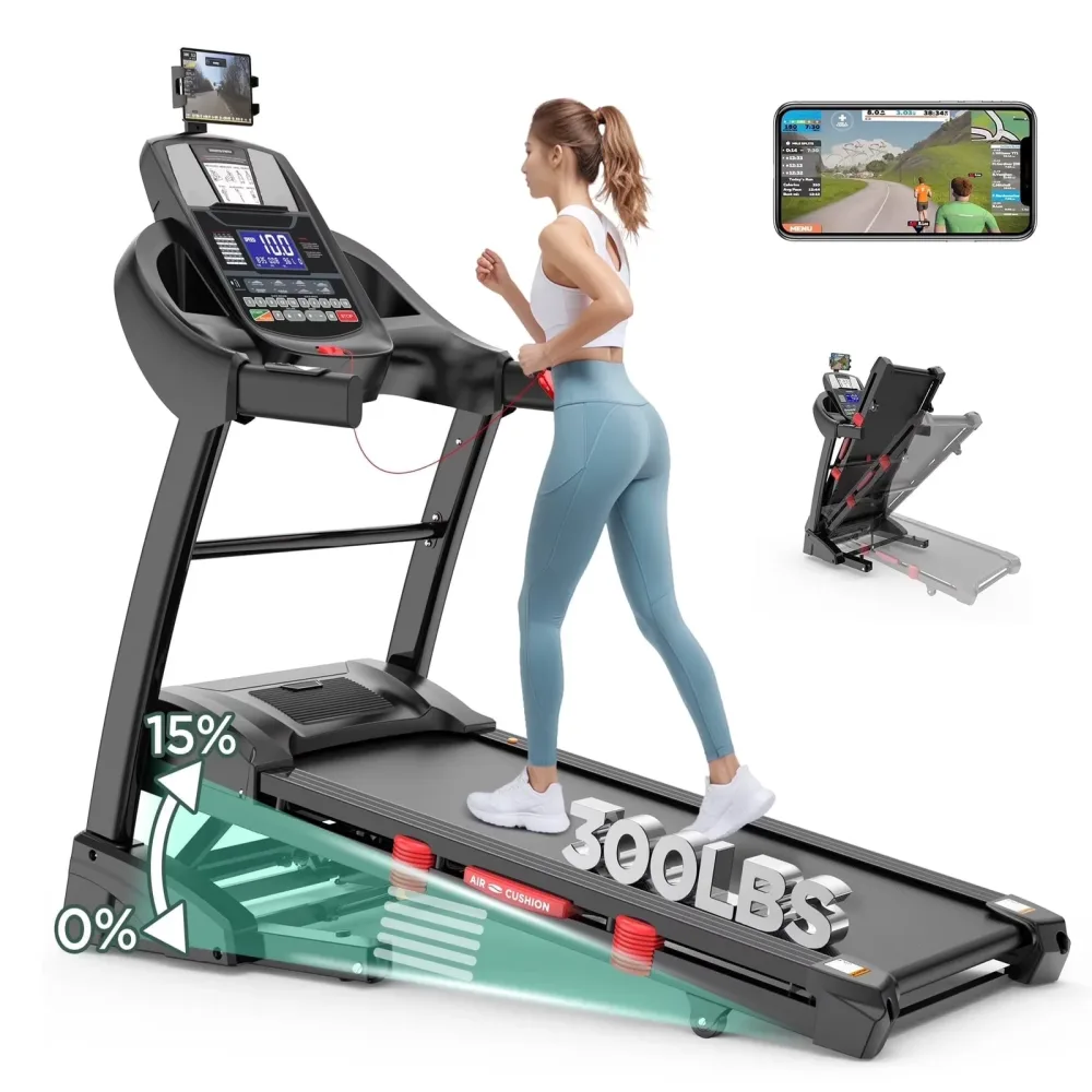 Capacity Treadmill 300lbs folding 4.5hp