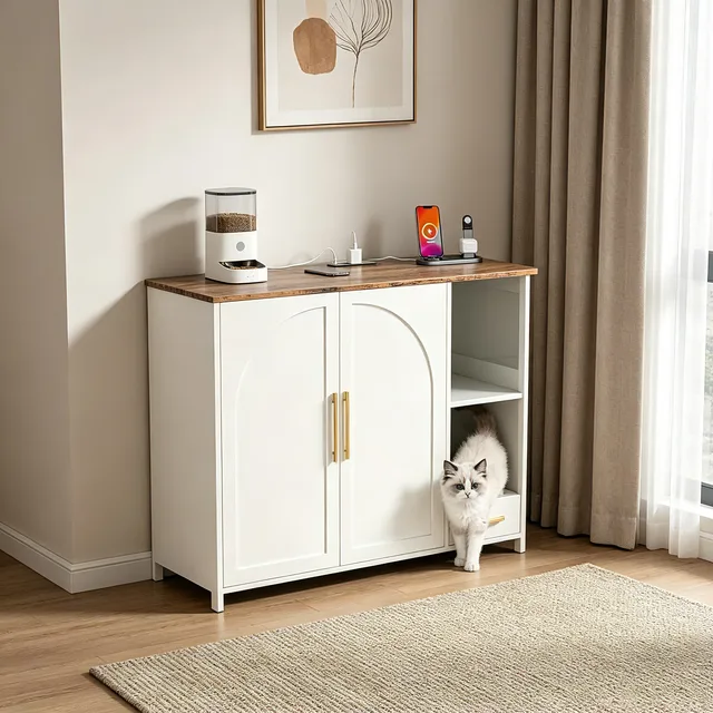 Cat Litter white adjustable