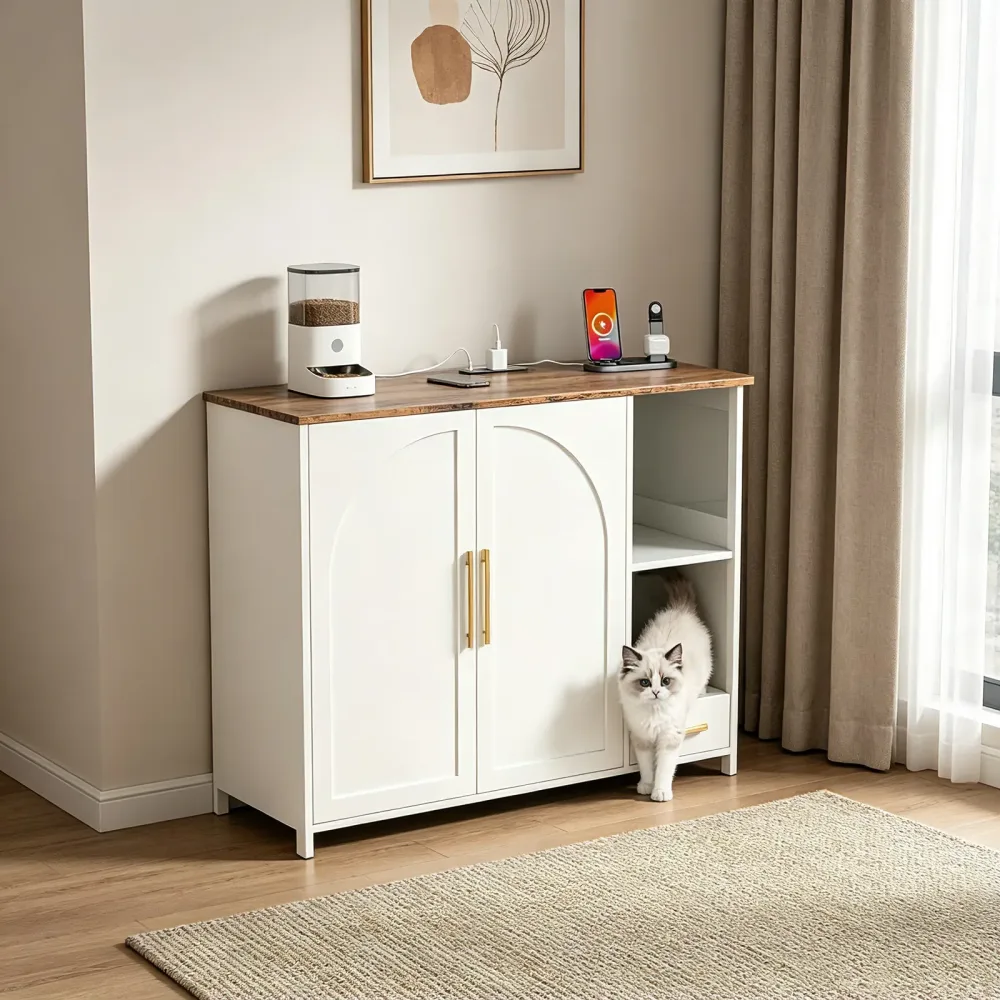 Cat Litter white adjustable