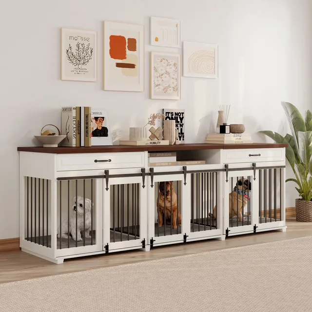 Dog Crate 95.1" 23.5" 31.6"