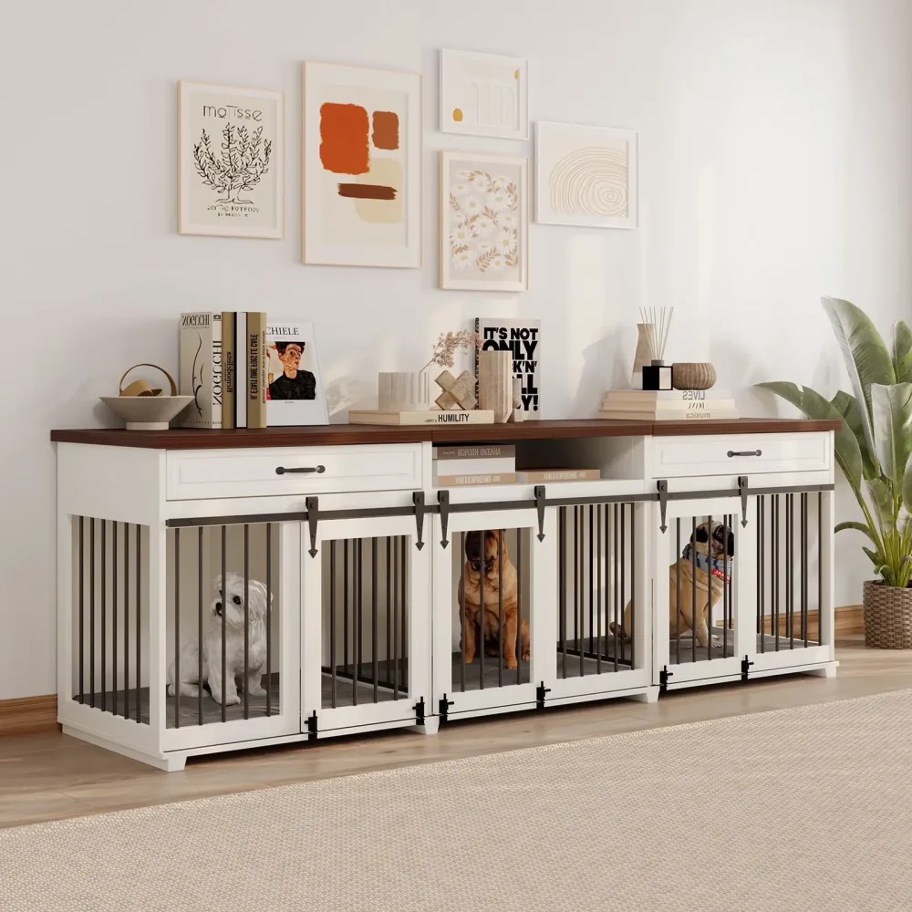 Dog Crate 95.1" 23.5" 31.6"