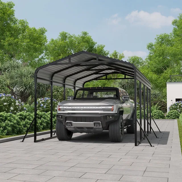 Metal Carport 12' 20' heavy-duty