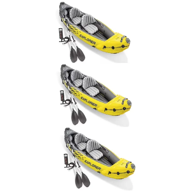 Pump 2 person 3 pack yellow