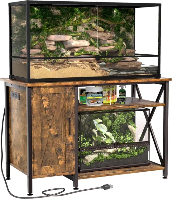 Reptile Enclosure 120 gallon brown 24 inches