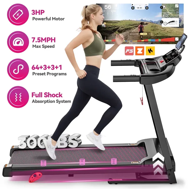Walking Machine 3hp 300lbs foldable