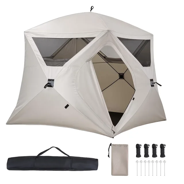 Camping Tent 83.5 inches 3-4 people 21.83 lbs