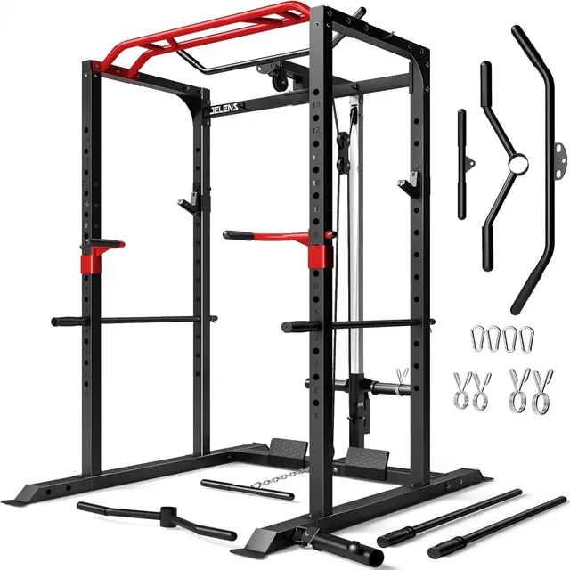Squat Machine 2000lbs adjustable black