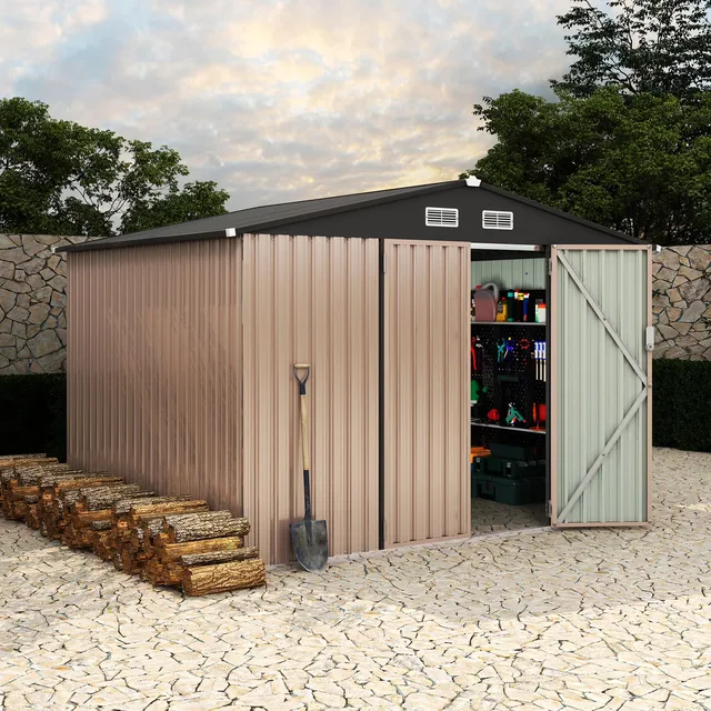 Storage black brown weatherproof
