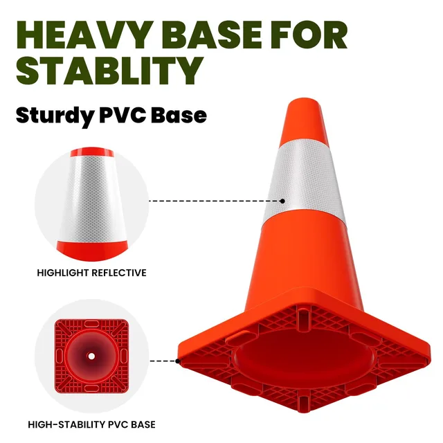 Safety Cones 18 inch 18 in 10.8 in