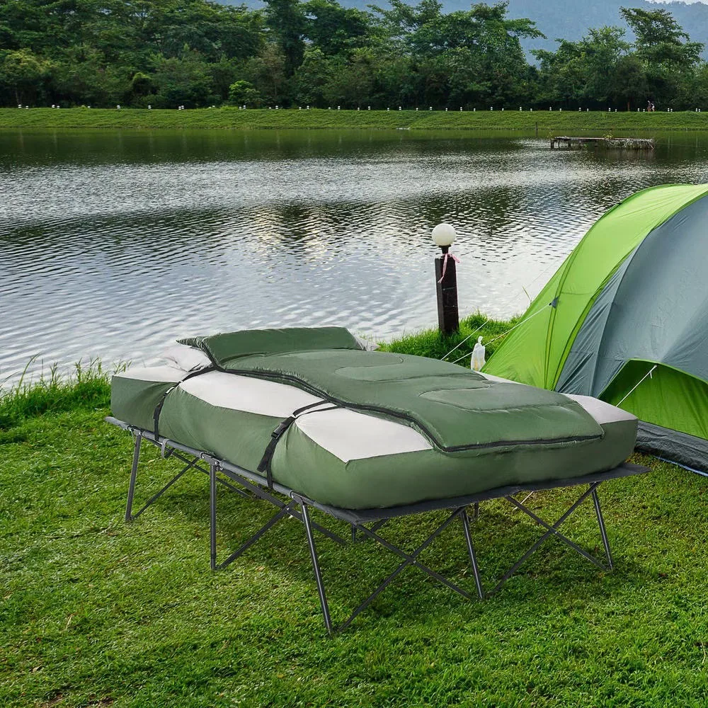 Sleeping Bag green folding portable