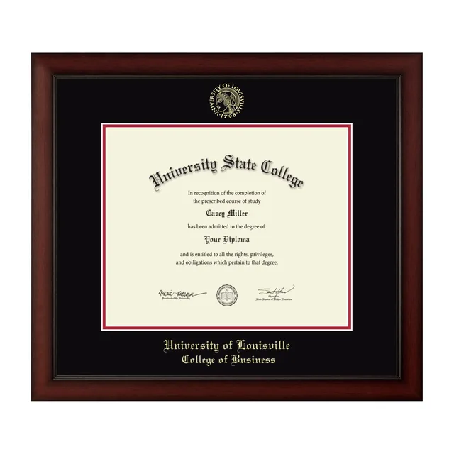 Diploma Frame black red 17w