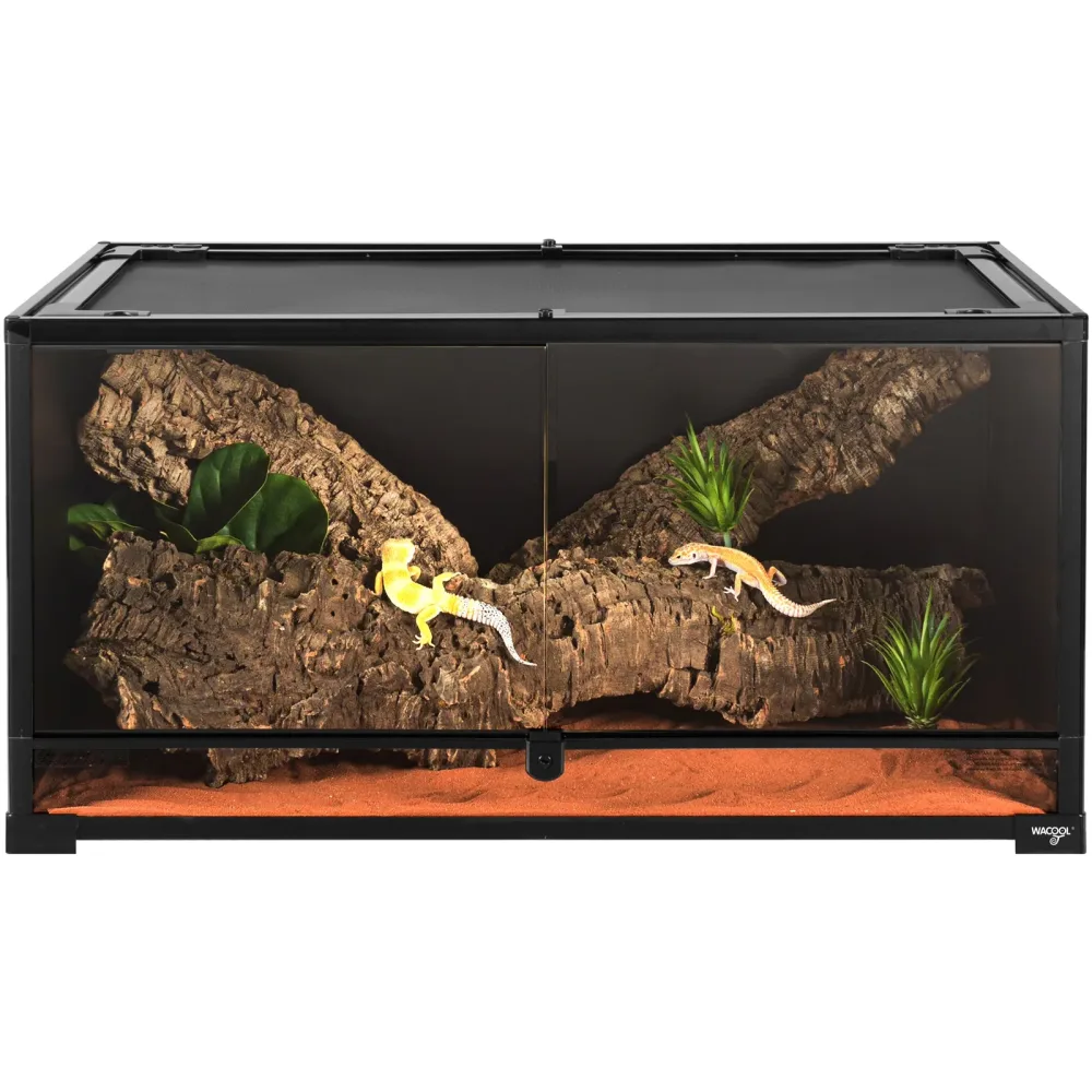 Reptile Terrarium 40 gallon 18 inches black