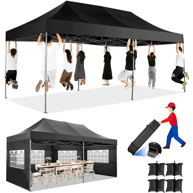 Canopy waterproof black 0.98 in