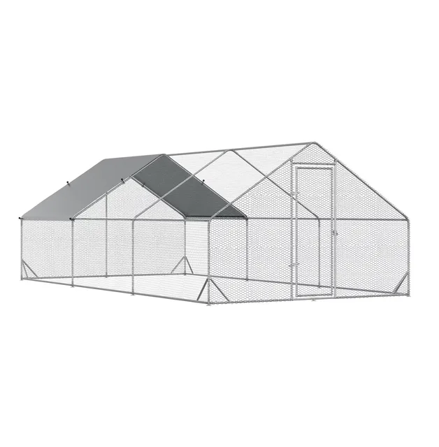 Chicken Coop 5ft silver 19.7 w