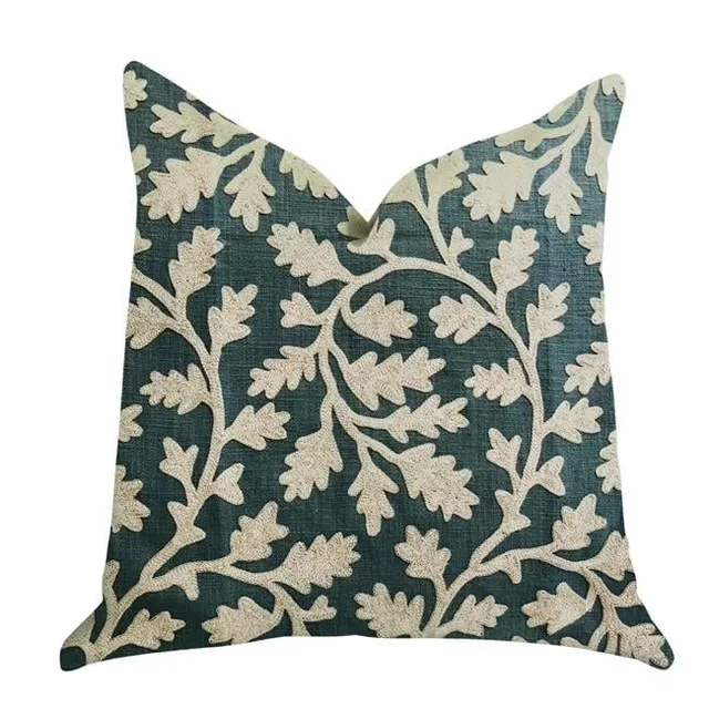 Throw Pillow 30 in green 20"