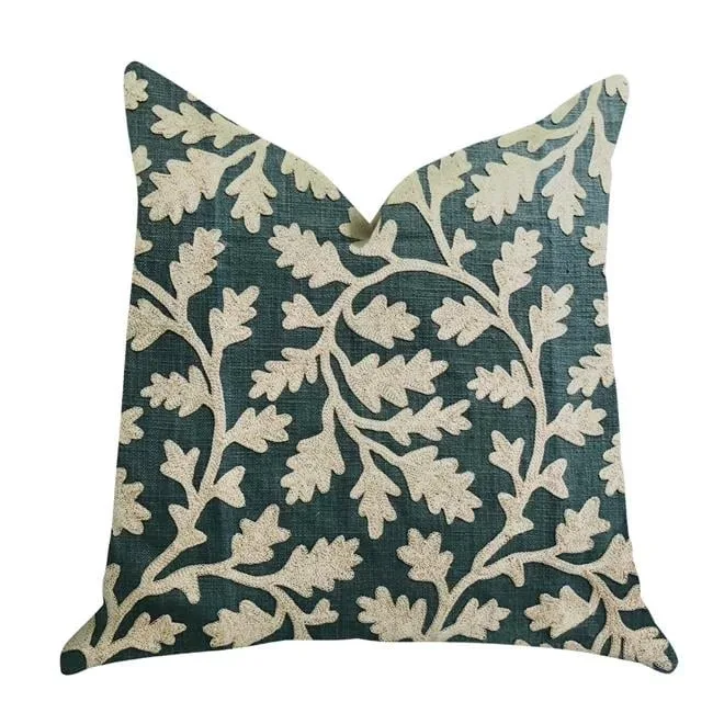Throw Pillow 30 in green 20"