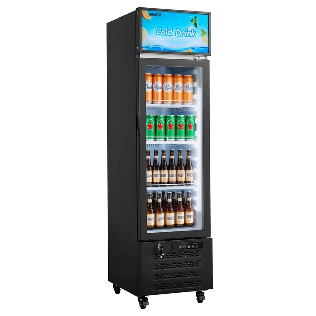 Beverage Cooler adjustable led 63.8 in
