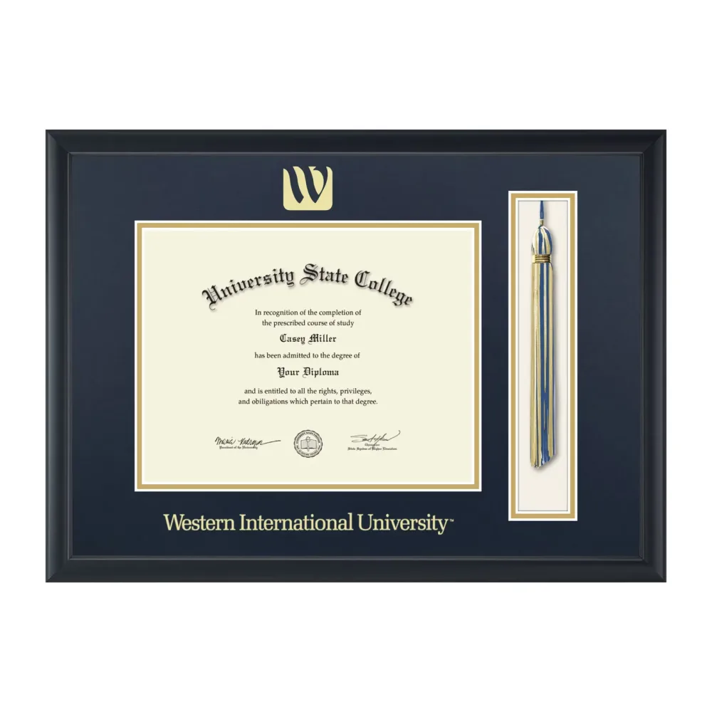Diploma Frame black 11w 20.75w