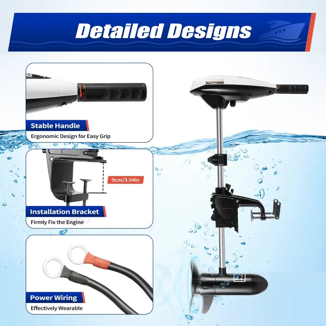 Trolling Motor 65lbs 12v 660w