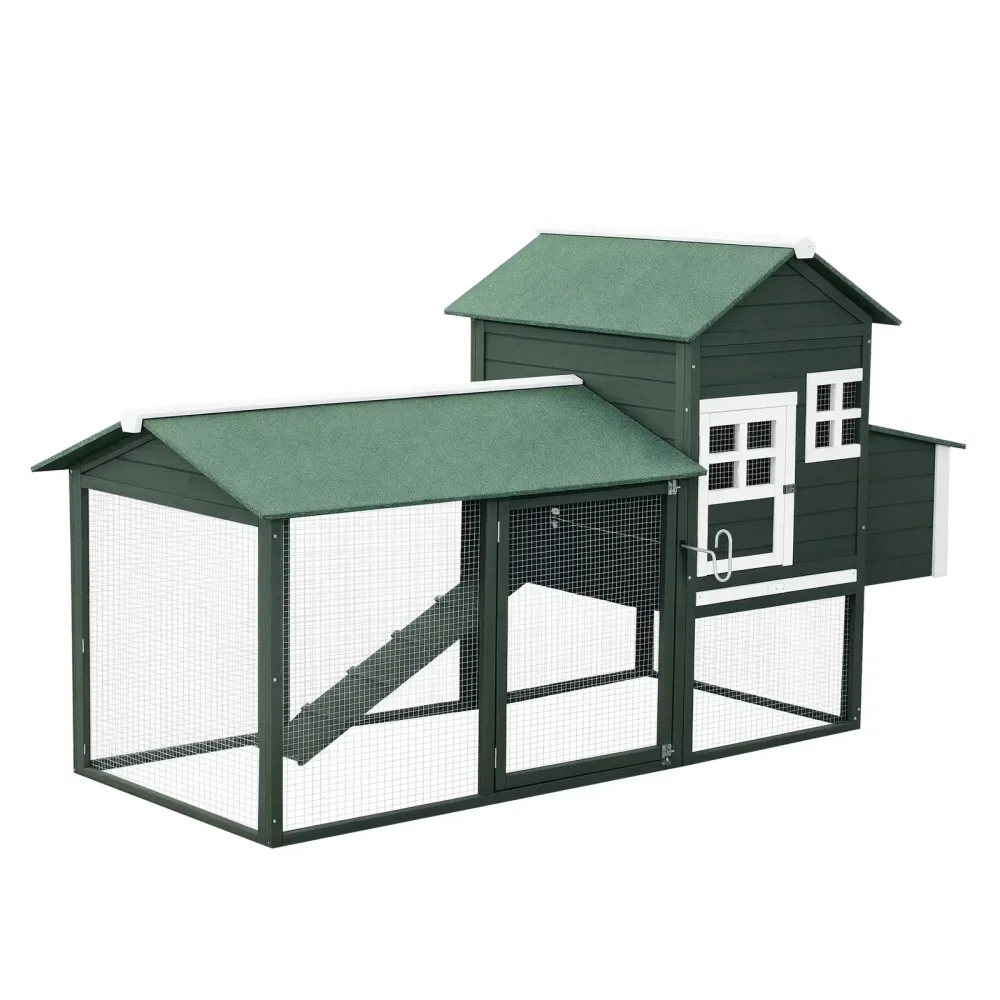 Chicken Coop 84" green heavy-duty