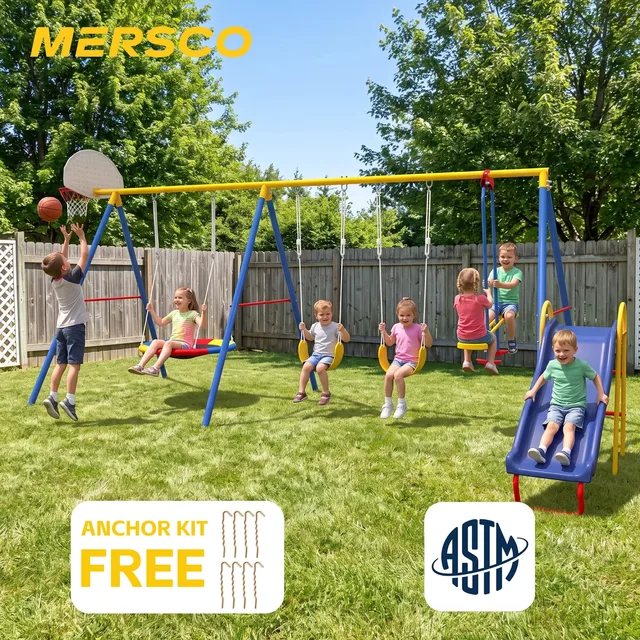 Backyard Playground 6 in adjustable 195.7in