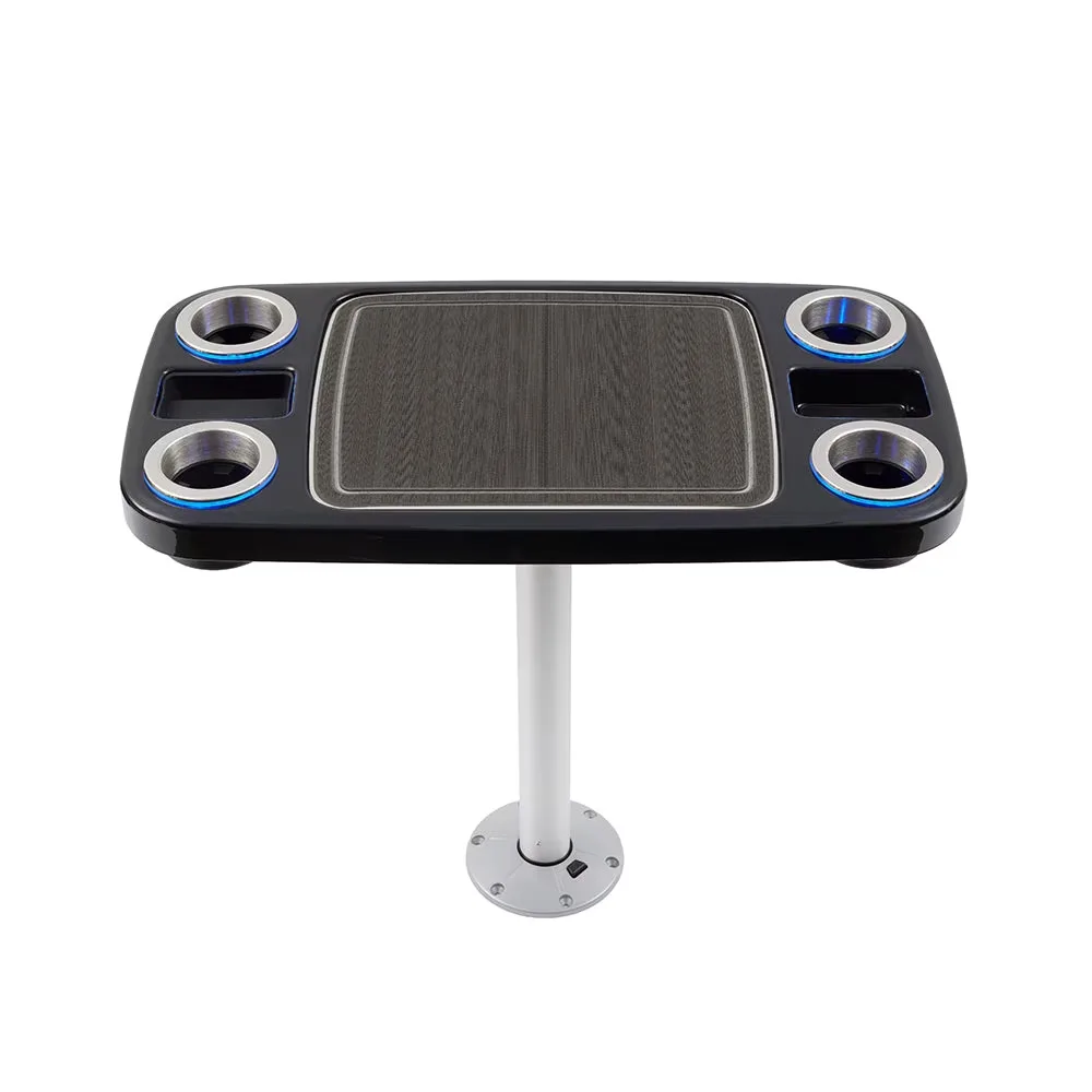 Battery led black gray