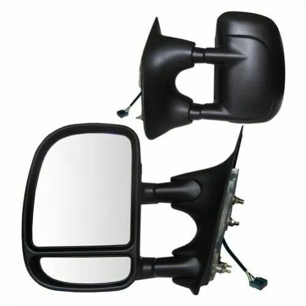 Towing Mirror black adjustable folding