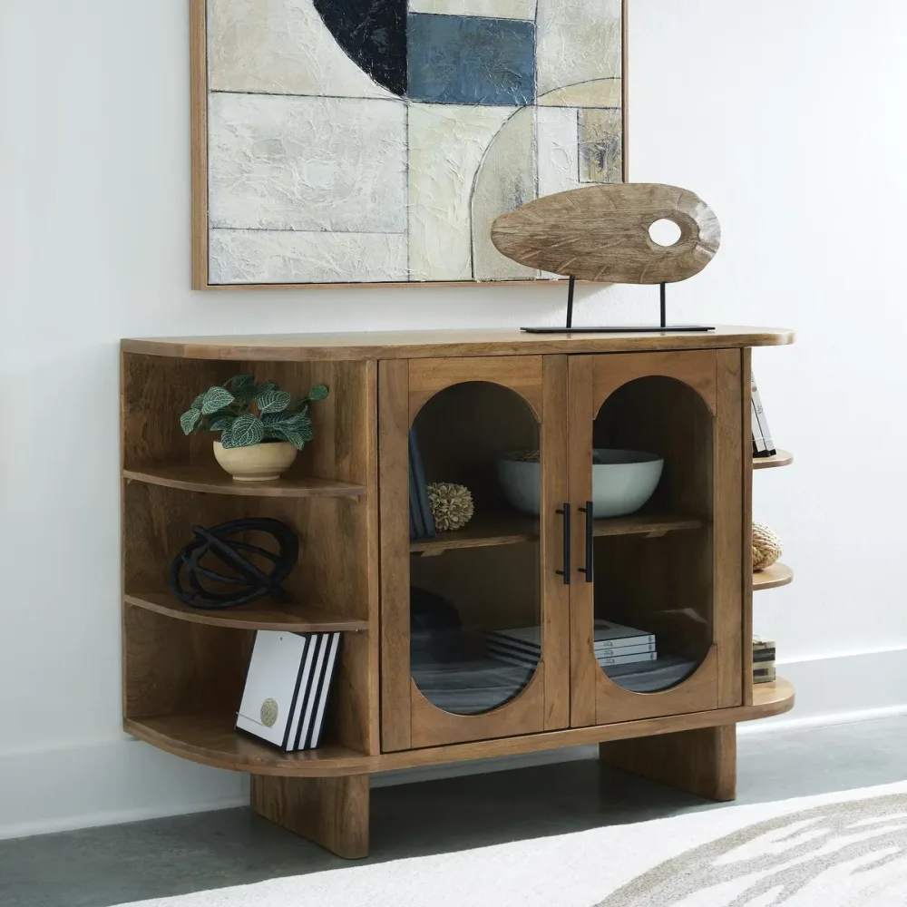 Cabinet brown 7.38" 15.5"