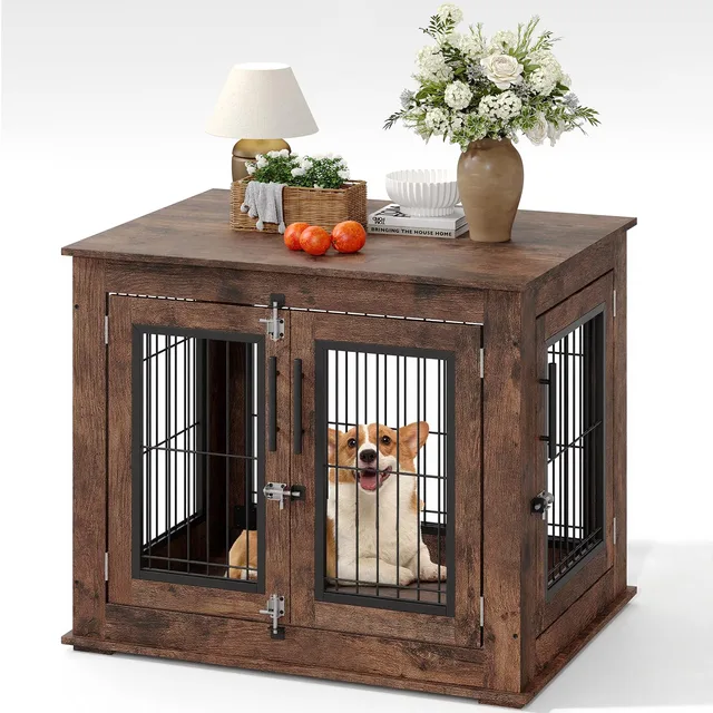 Dog Crate brown 31.5" 23.6"