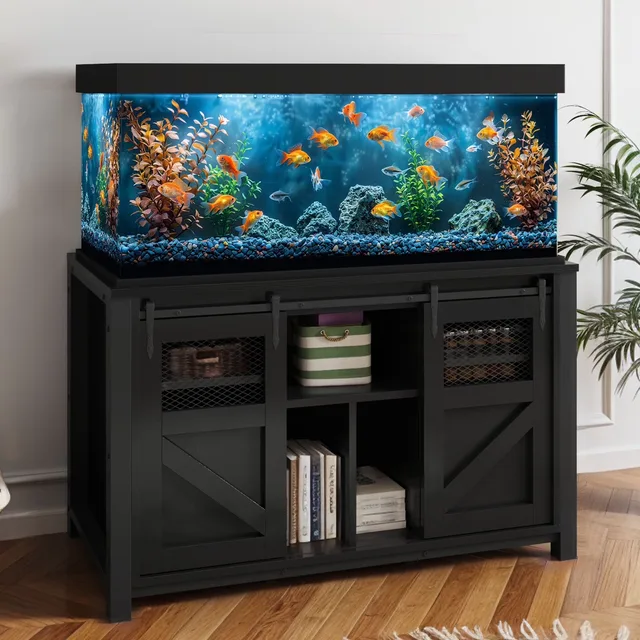 Fish Tank 1100 lbs white black