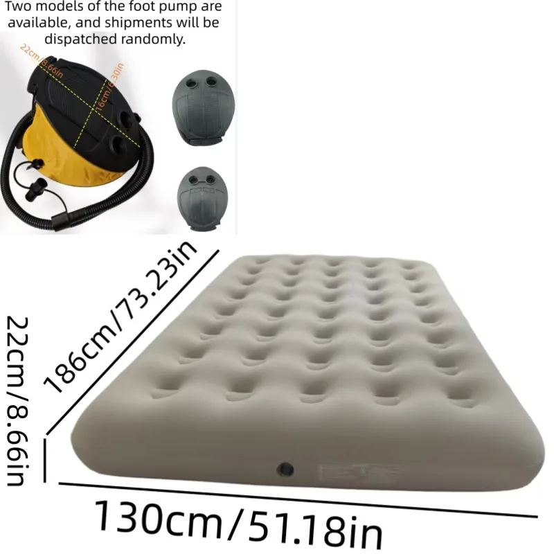 Air Bed portable beige 2 people