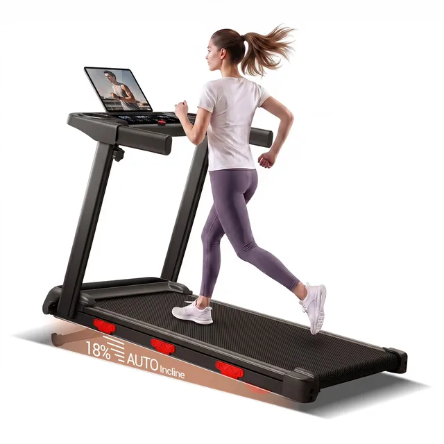 Treadmill 400 lbs foldable portable